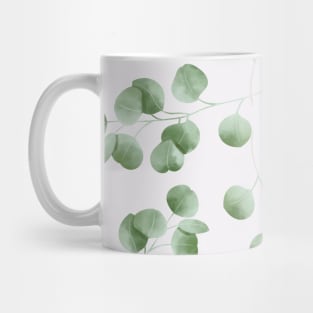 Green Tropical Leaves Mug